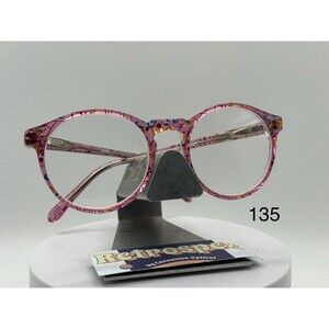 True Vintage Eyeglasses NOS Petite/Kids Original Lens Otego Lavender Confetti